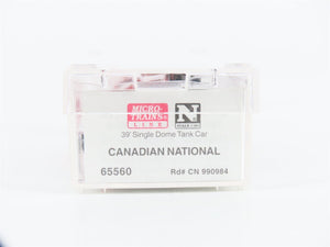 N Scale Micro-Trains MTL 65560 CN Canadian National Single Dome Tank Car #990984