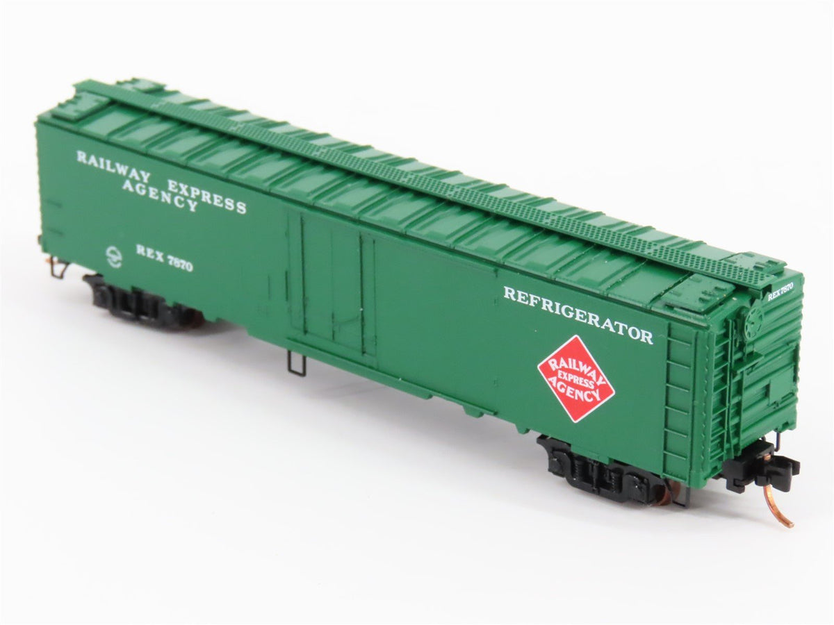 N Scale Micro-Trains MTL 52010 REX Railway Express Agency 52&#39; 2&quot; Reefer #7870