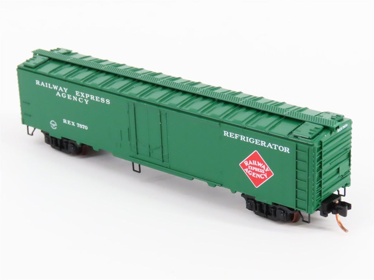 N Scale Micro-Trains MTL 52010 REX Railway Express Agency 52&#39; 2&quot; Reefer #7870