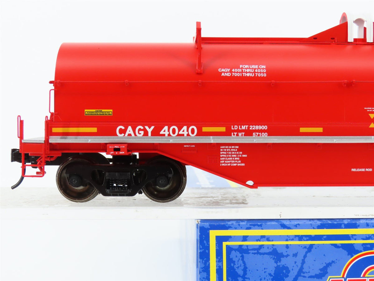 O Scale 2-Rail Atlas 3002706-3 CAGY SeverCorr 42&#39; Steel Coil Car #4040