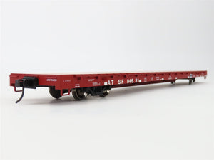 O Scale 2-Rail Atlas Trainman 2001768-1 ATSF Santa Fe 68' Flat Car #94631