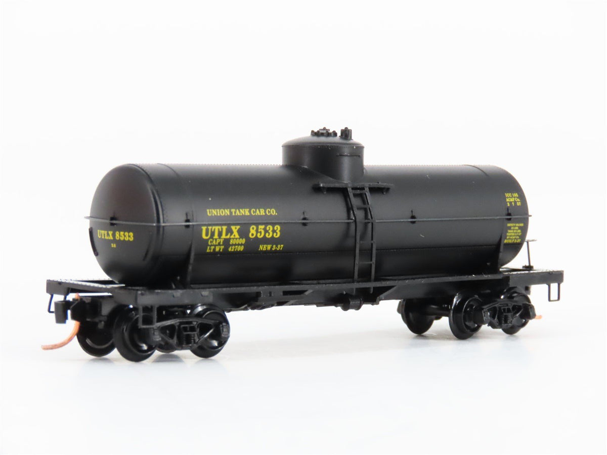 N Scale Micro-Trains MTL 65060 UTLX Union 39&#39; Single Dome Tank Car #8533