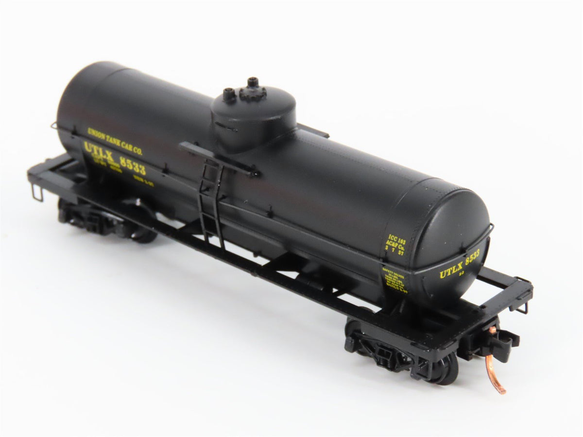 N Scale Micro-Trains MTL 65060 UTLX Union 39&#39; Single Dome Tank Car #8533