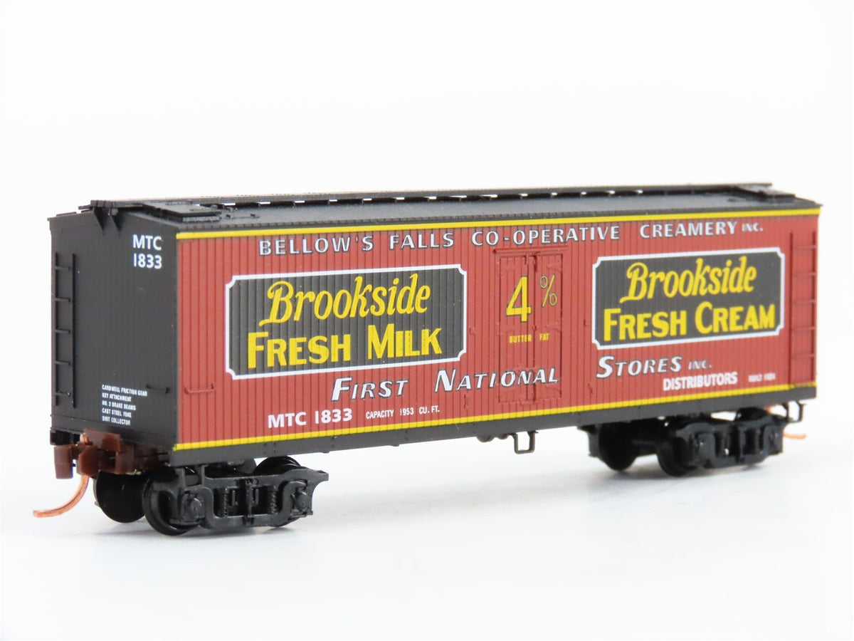 N Scale Micro-Trains MTL 47350 MTC Bellows Falls Creamery 40&#39; Reefer #1833