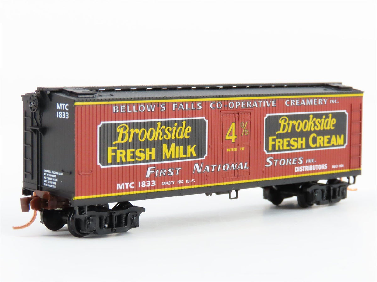 N Scale Micro-Trains MTL 47350 MTC Bellows Falls Creamery 40&#39; Reefer #1833