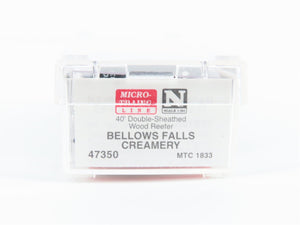 N Scale Micro-Trains MTL 47350 MTC Bellows Falls Creamery 40' Reefer #1833