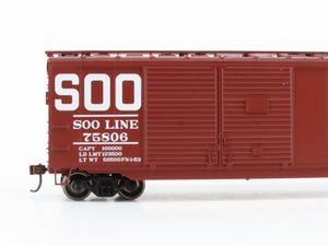 HO Scale Athearn ATH14740 SOO Line 40' Double Door Express Boxcar #75806