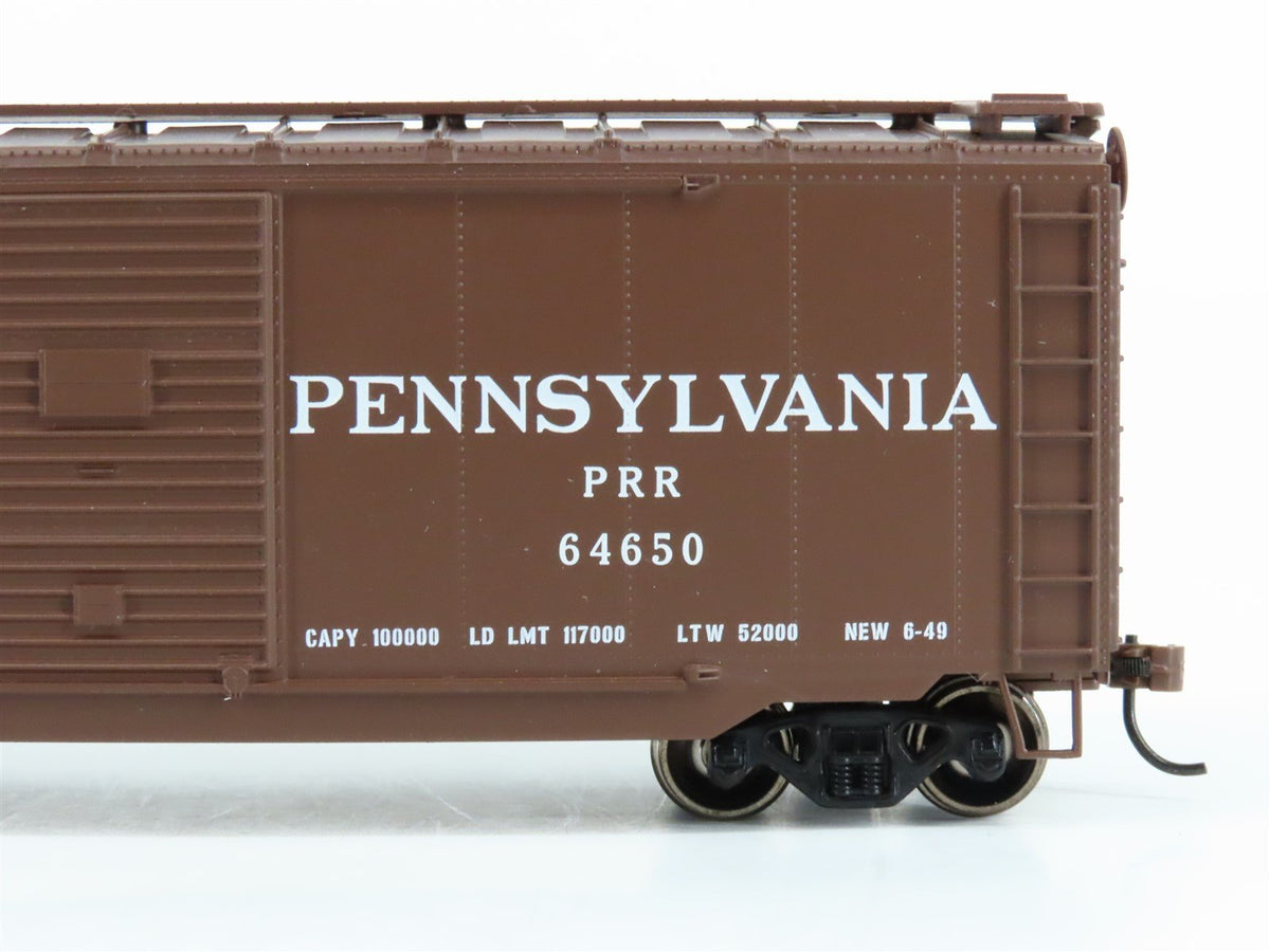 HO Scale Athearn ATH14737 PRR Pennsylvania 40&#39; Double Door Express Boxcar #64650