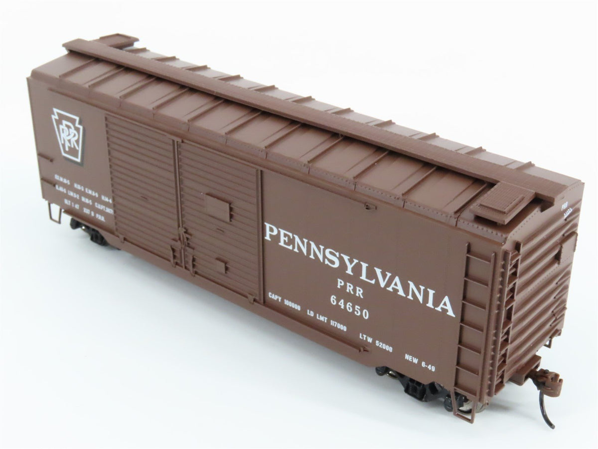 HO Scale Athearn ATH14737 PRR Pennsylvania 40&#39; Double Door Express Boxcar #64650