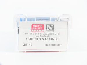 N Scale Micro-Trains MTL 25140 CCR Corinth & Counce Railroad 50' Box Car #6407