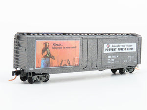 N Scale Micro-Trains MTL 03200401 SBX Smokey Bear 50' Plug Door Box Car #1953A