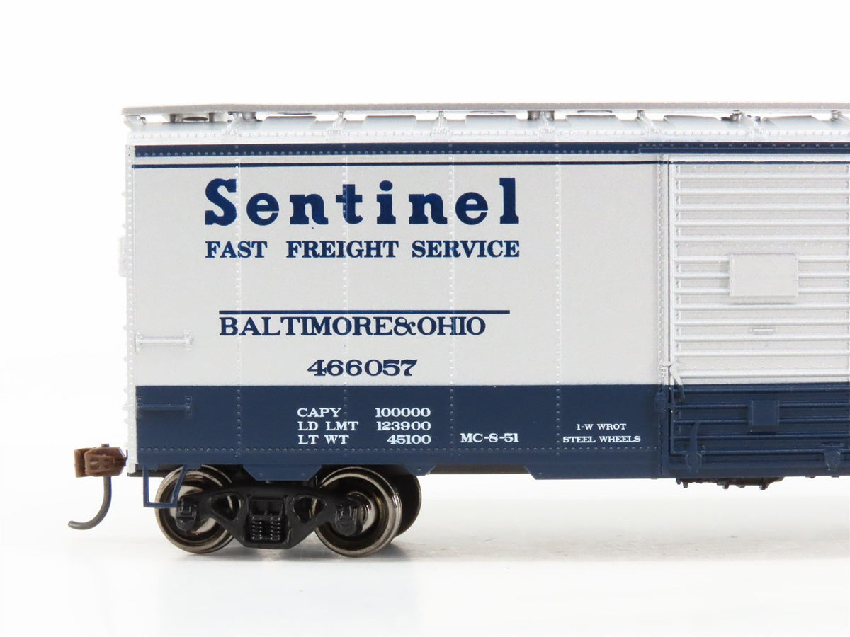 HO Scale Athearn ATH73523 B&amp;O Baltimore &amp; Ohio &quot;Sentinel&quot; 40&#39; Boxcar #466057