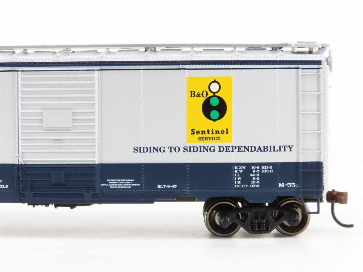 HO Scale Athearn ATH73523 B&amp;O Baltimore &amp; Ohio &quot;Sentinel&quot; 40&#39; Boxcar #466057