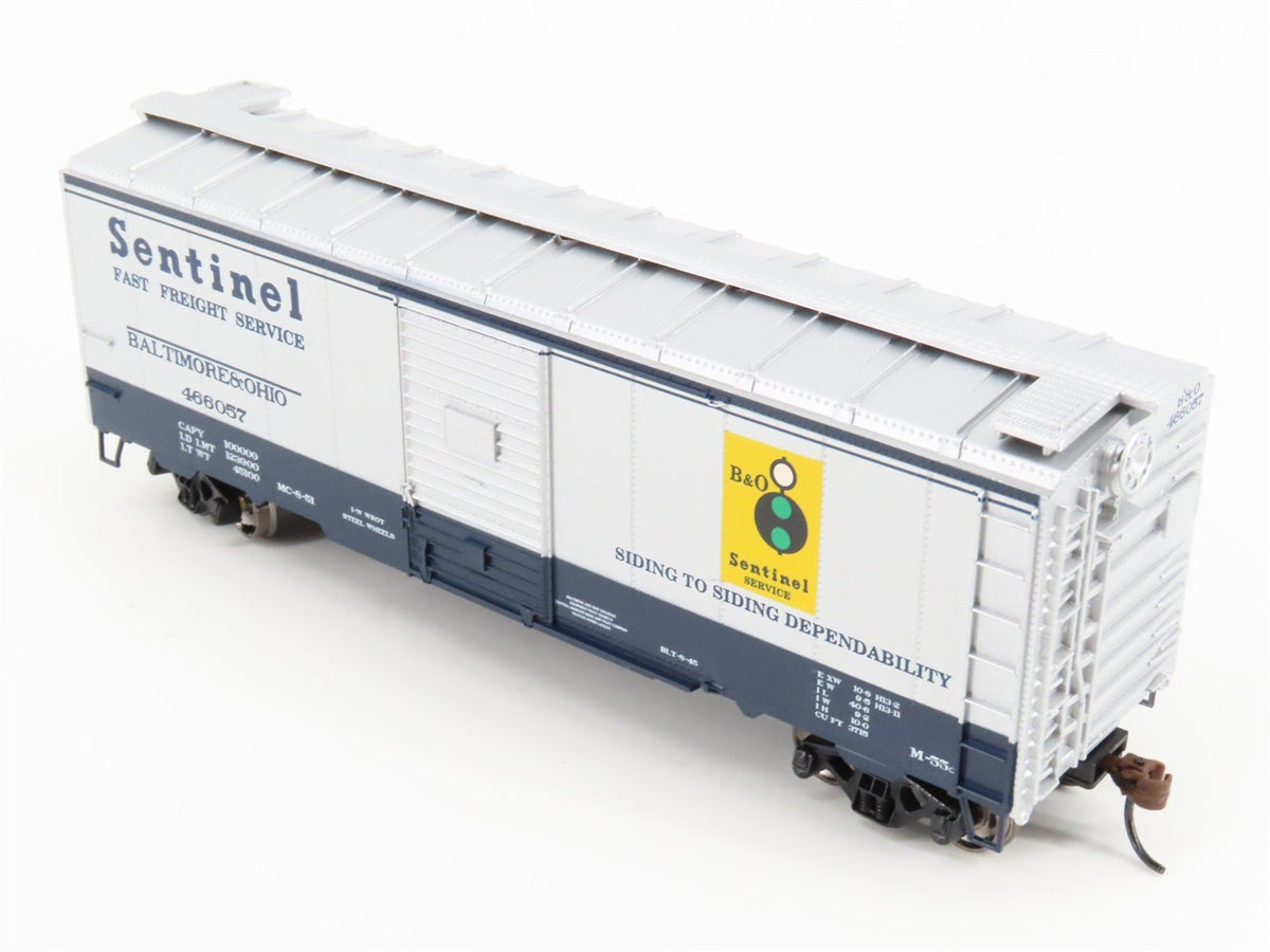 HO Scale Athearn ATH73523 B&amp;O Baltimore &amp; Ohio &quot;Sentinel&quot; 40&#39; Boxcar #466057