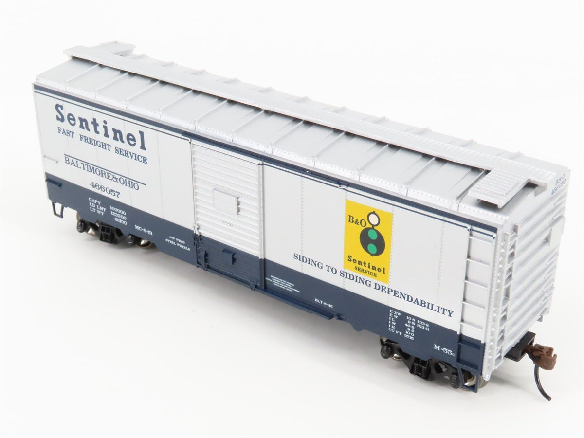 HO Scale Athearn ATH73523 B&amp;O Baltimore &amp; Ohio &quot;Sentinel&quot; 40&#39; Boxcar #466057