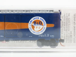 N Micro-Trains MTL 20266 B&O Baltimore & Ohio Time-Saver 40' Box Car #467434