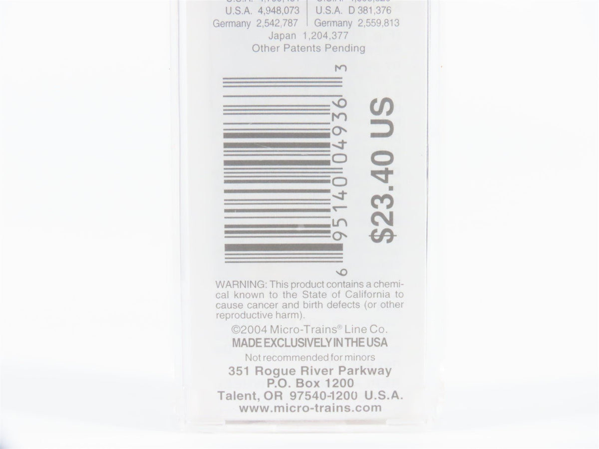N Micro-Trains MTL 20266 B&amp;O Baltimore &amp; Ohio Time-Saver 40&#39; Box Car #467434