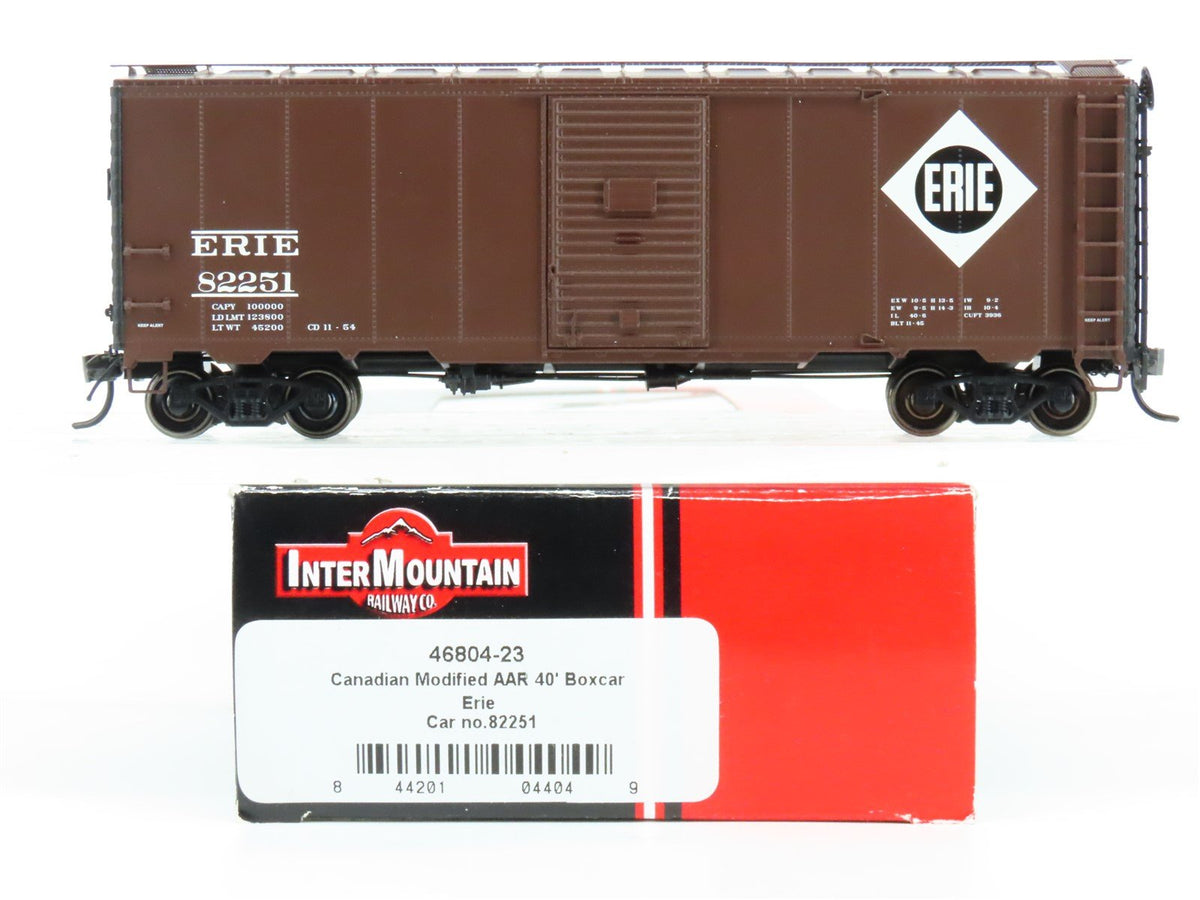 HO Scale Intermountain 46804-23 Erie Canadian Modified 40&#39; AAR Boxcar #82251