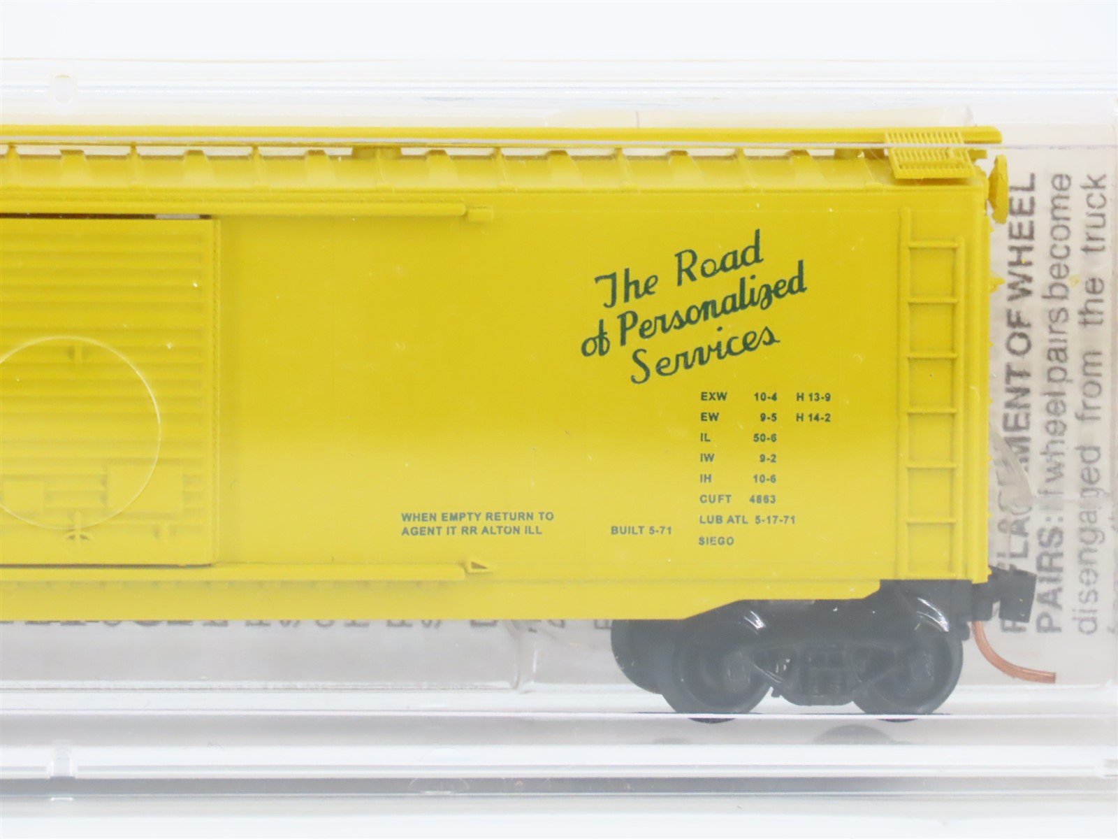 N Scale Micro-Trains MTL 31010 ITC Illinois Terminal Railroad 50' Box Car #9444