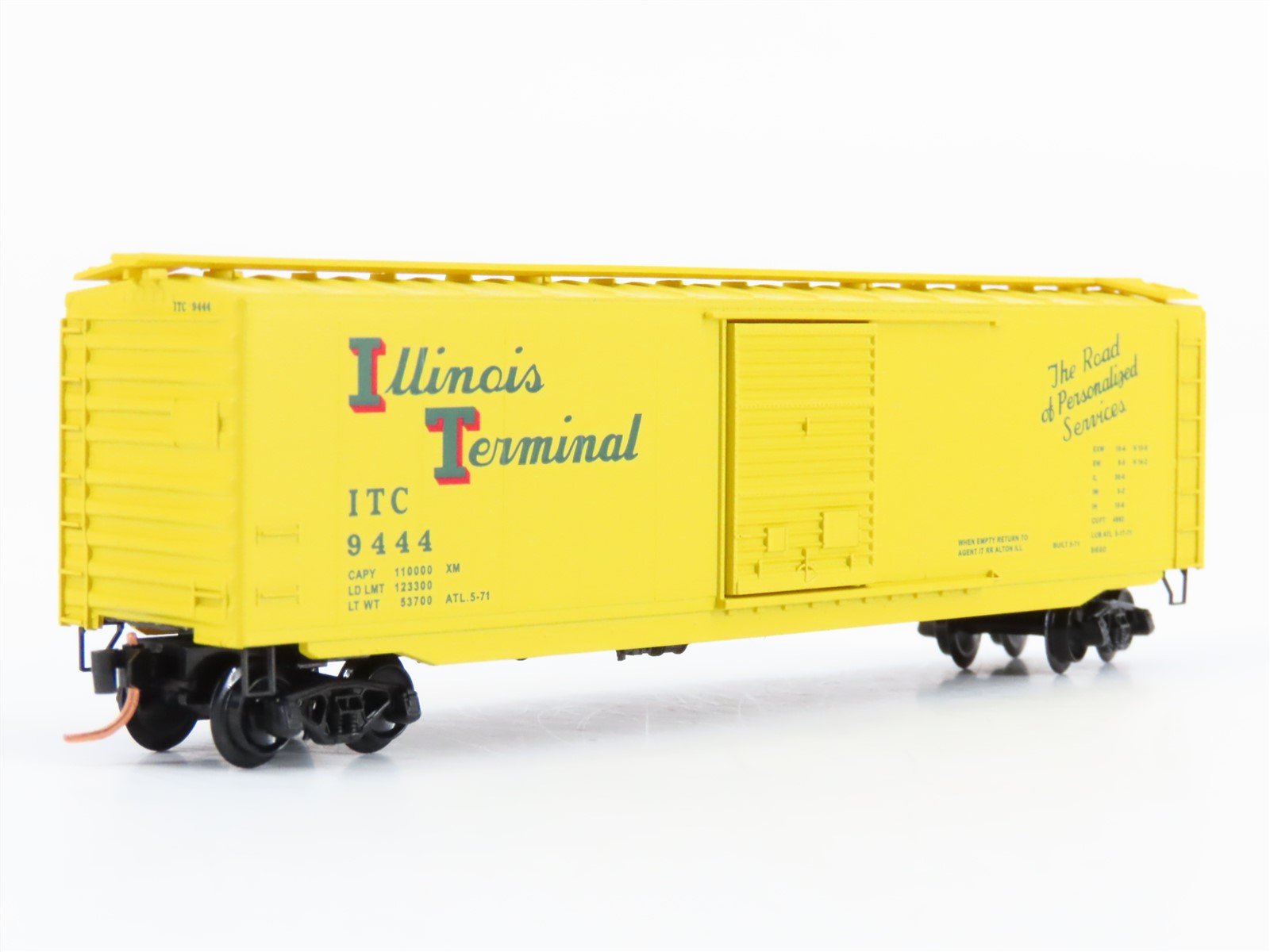 N Scale Micro-Trains MTL 31010 ITC Illinois Terminal Railroad 50' Box Car #9444