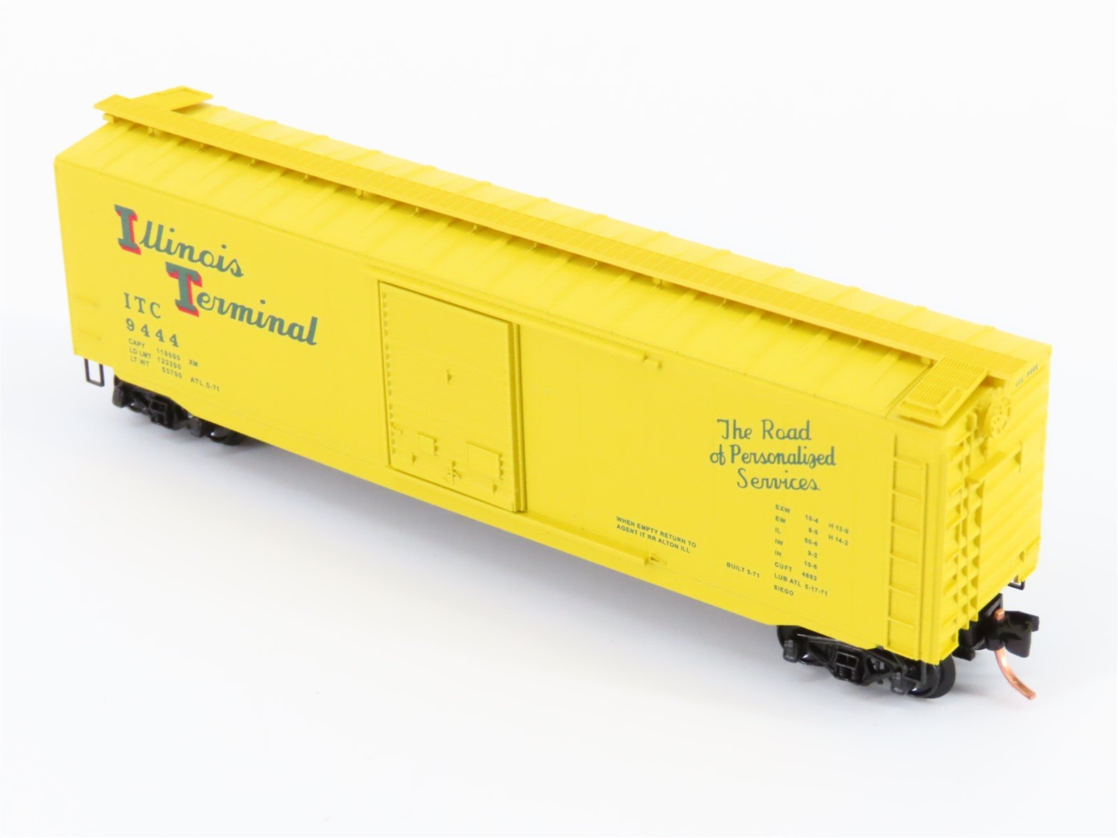N Scale Micro-Trains MTL 31010 ITC Illinois Terminal Railroad 50' Box Car #9444