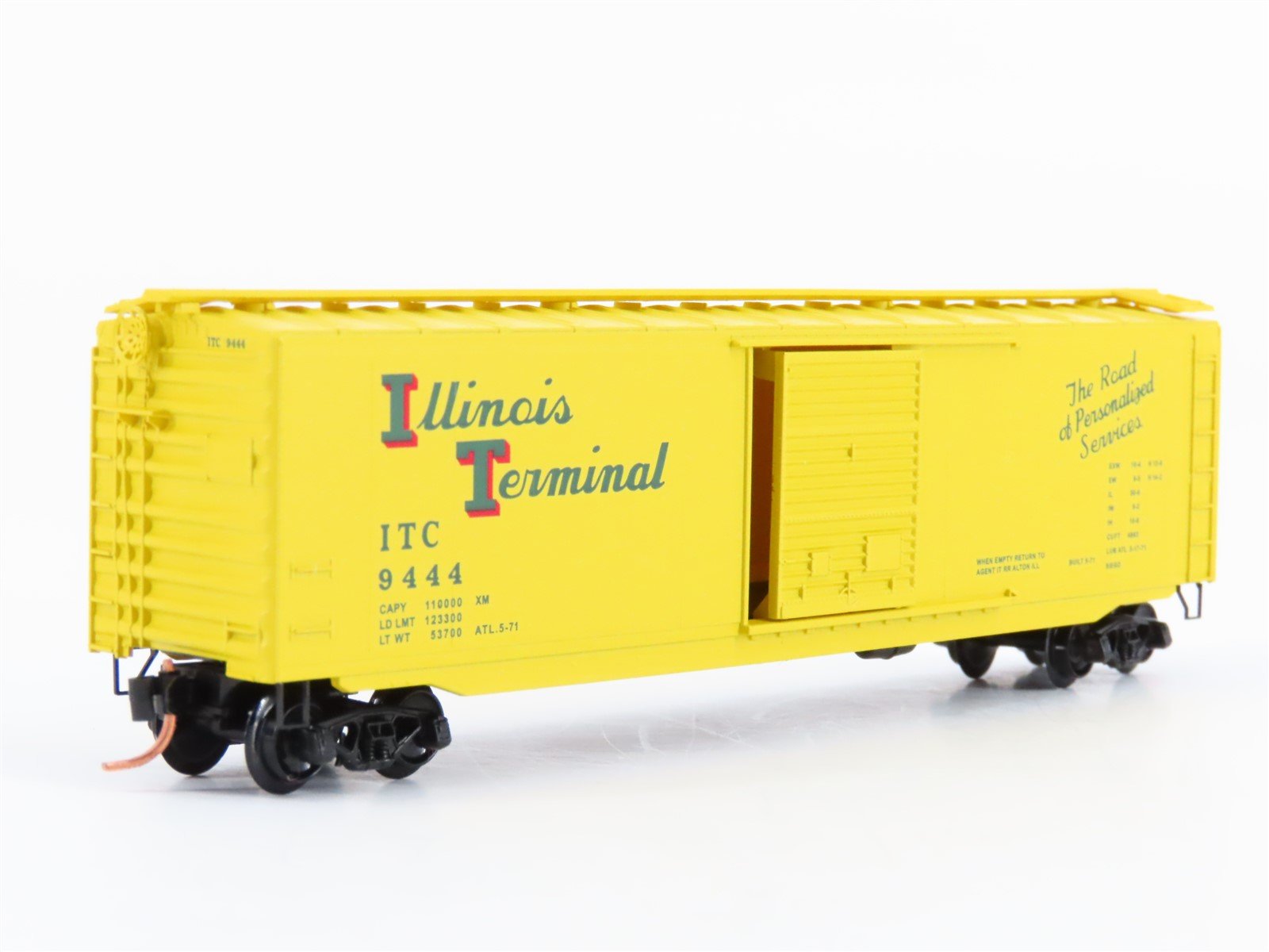 N Scale Micro-Trains MTL 31010 ITC Illinois Terminal Railroad 50' Box Car #9444