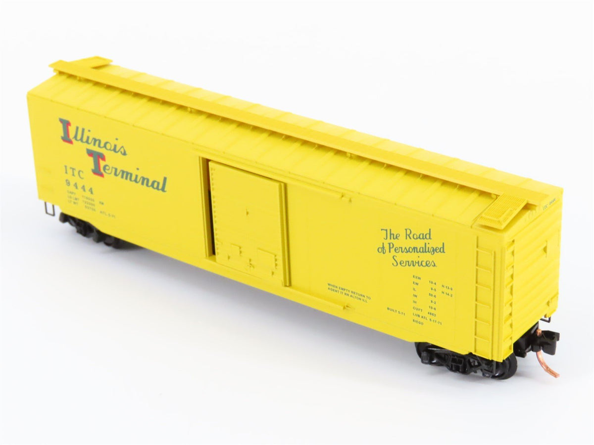 N Scale Micro-Trains MTL 31010 ITC Illinois Terminal Railroad 50&#39; Box Car #9444