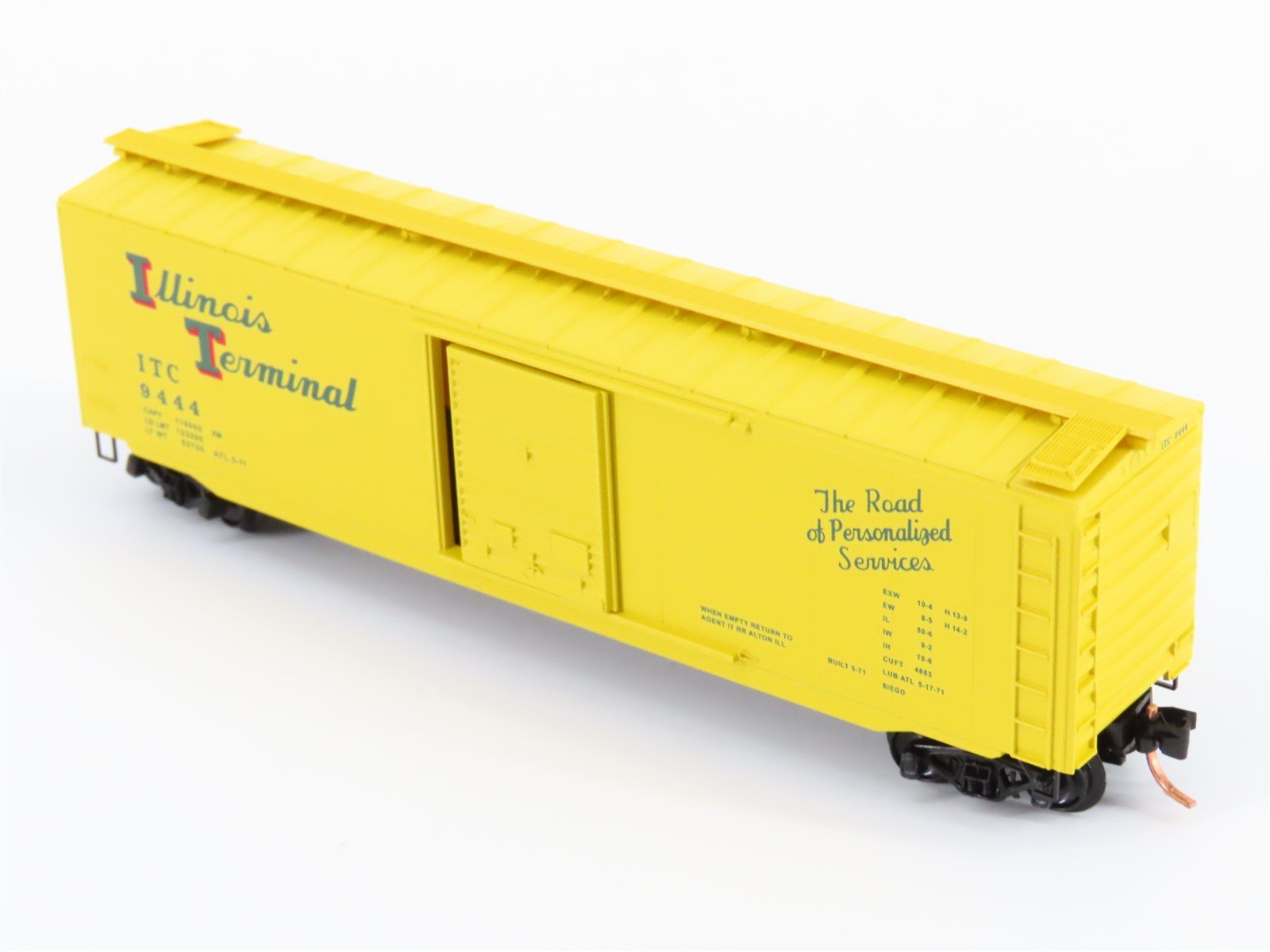 N Scale Micro-Trains MTL 31010 ITC Illinois Terminal Railroad 50' Box Car #9444
