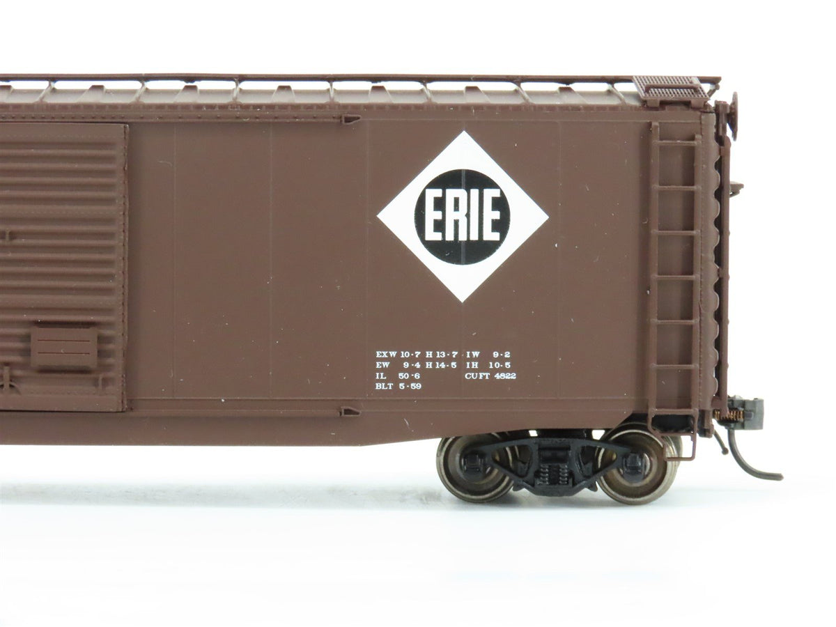 HO Scale Intermountain 45609-16 Erie Railway 50&#39; Double Door Boxcar #67604