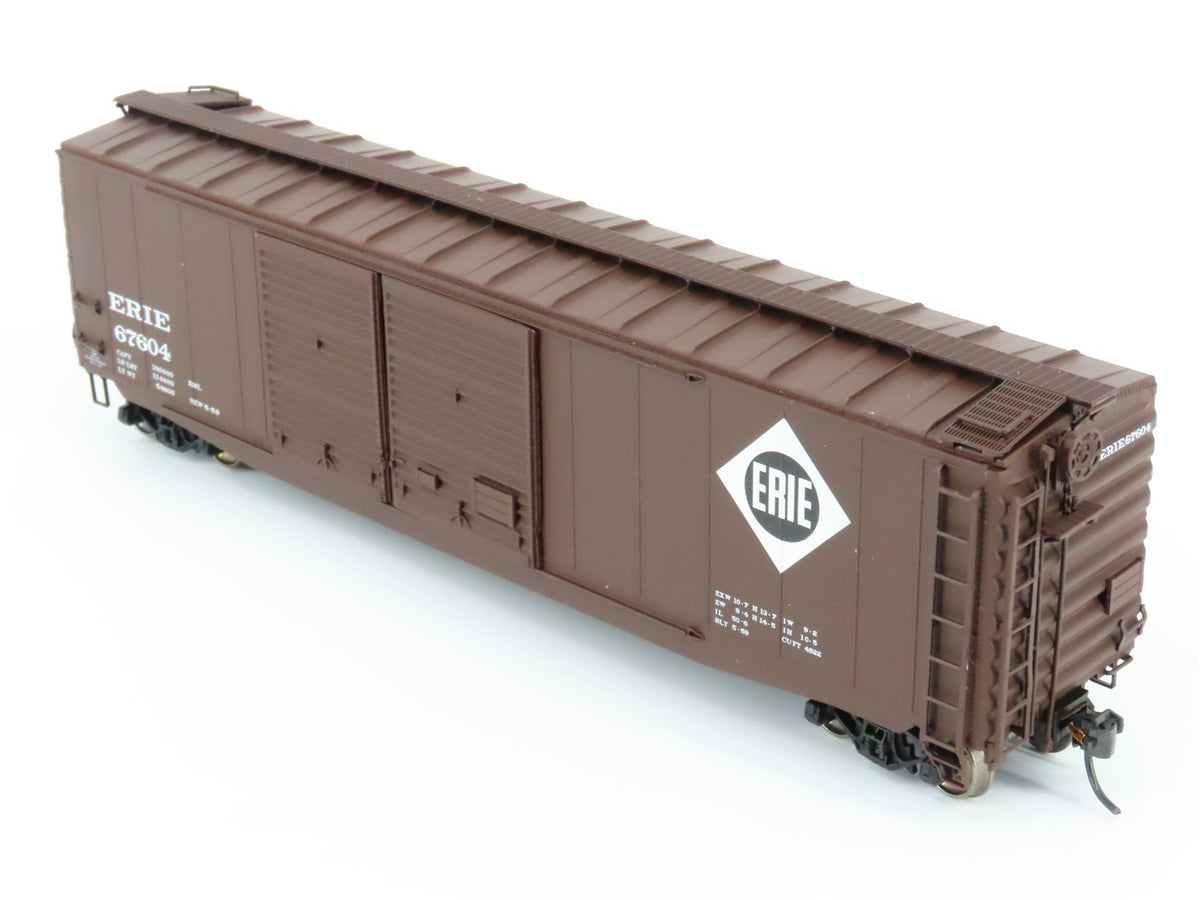 HO Scale Intermountain 45609-16 Erie Railway 50&#39; Double Door Boxcar #67604