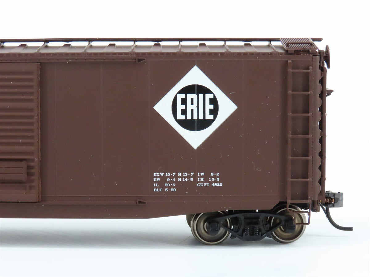 HO Scale Intermountain 45609-18 Erie Railway 50&#39; Double Door Boxcar #67652