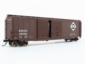 HO Scale Intermountain 45609-18 Erie Railway 50' Double Door Boxcar #67652