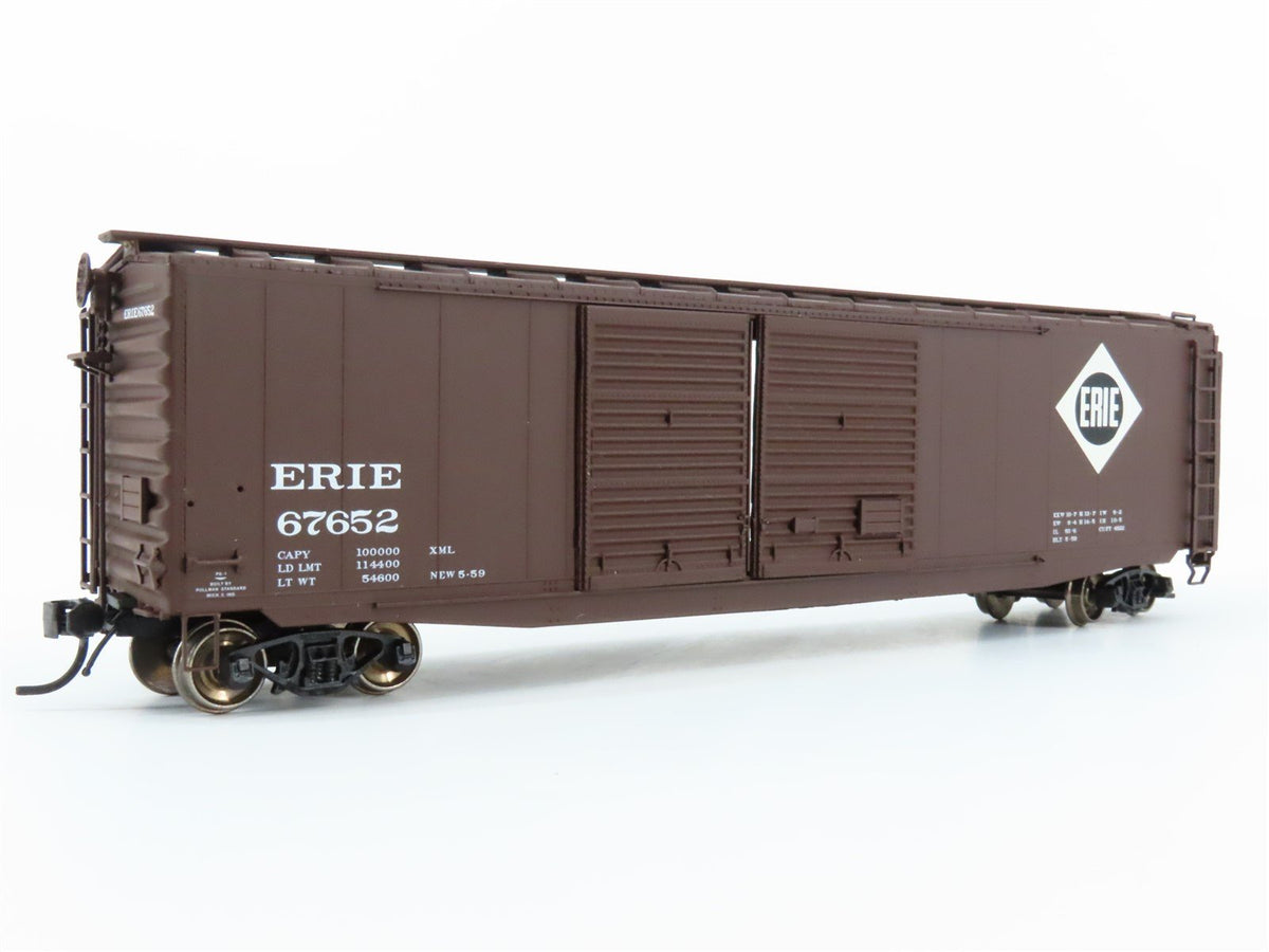 HO Scale Intermountain 45609-18 Erie Railway 50&#39; Double Door Boxcar #67652