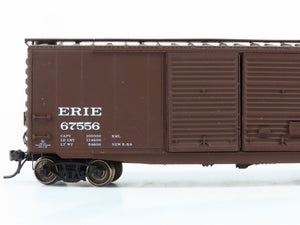 HO Scale Intermountain 45609-13 Erie Railway 50' Double Door Boxcar #67556