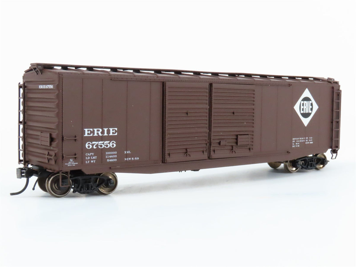 HO Scale Intermountain 45609-13 Erie Railway 50&#39; Double Door Boxcar #67556