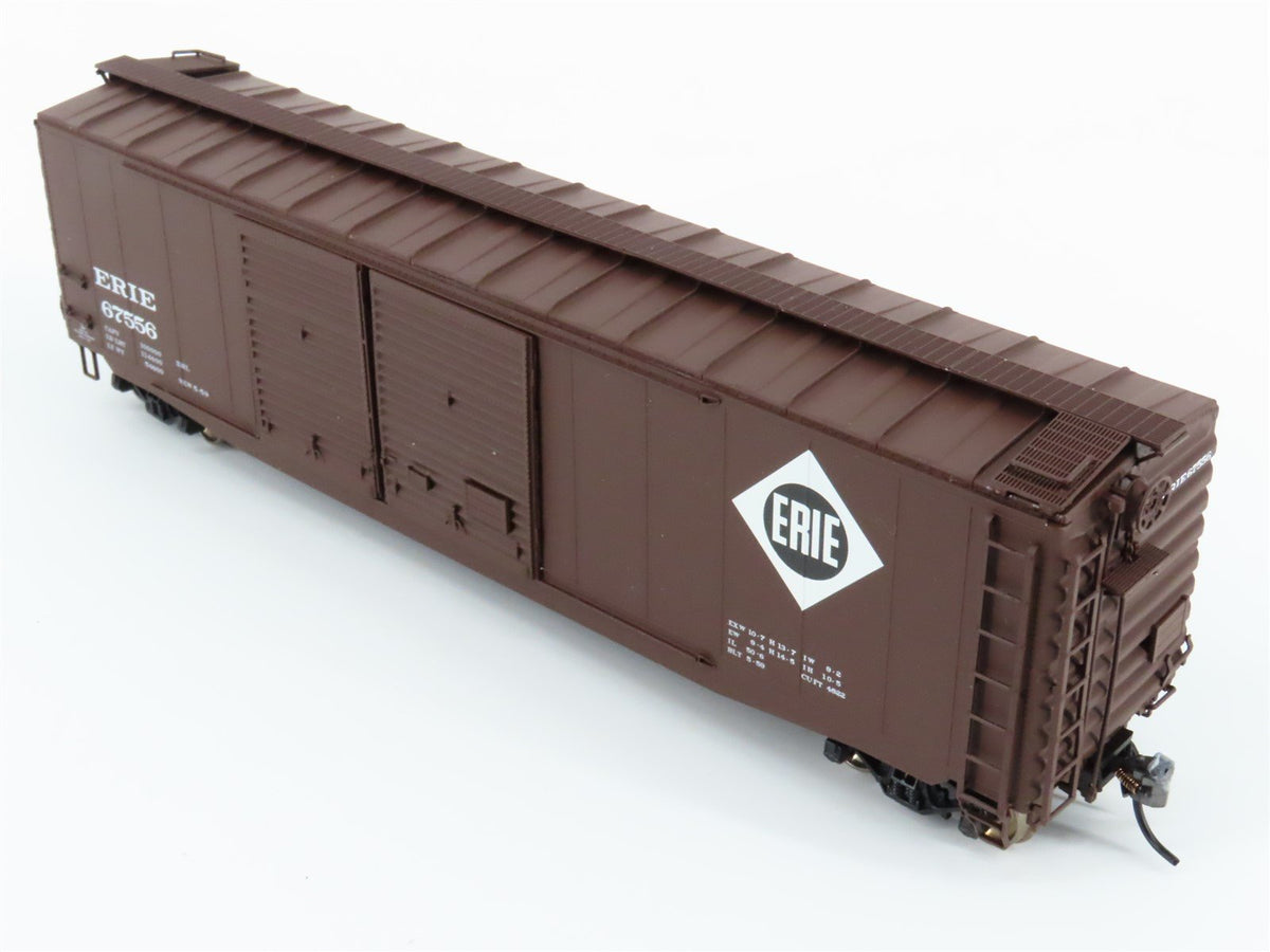 HO Scale Intermountain 45609-13 Erie Railway 50&#39; Double Door Boxcar #67556