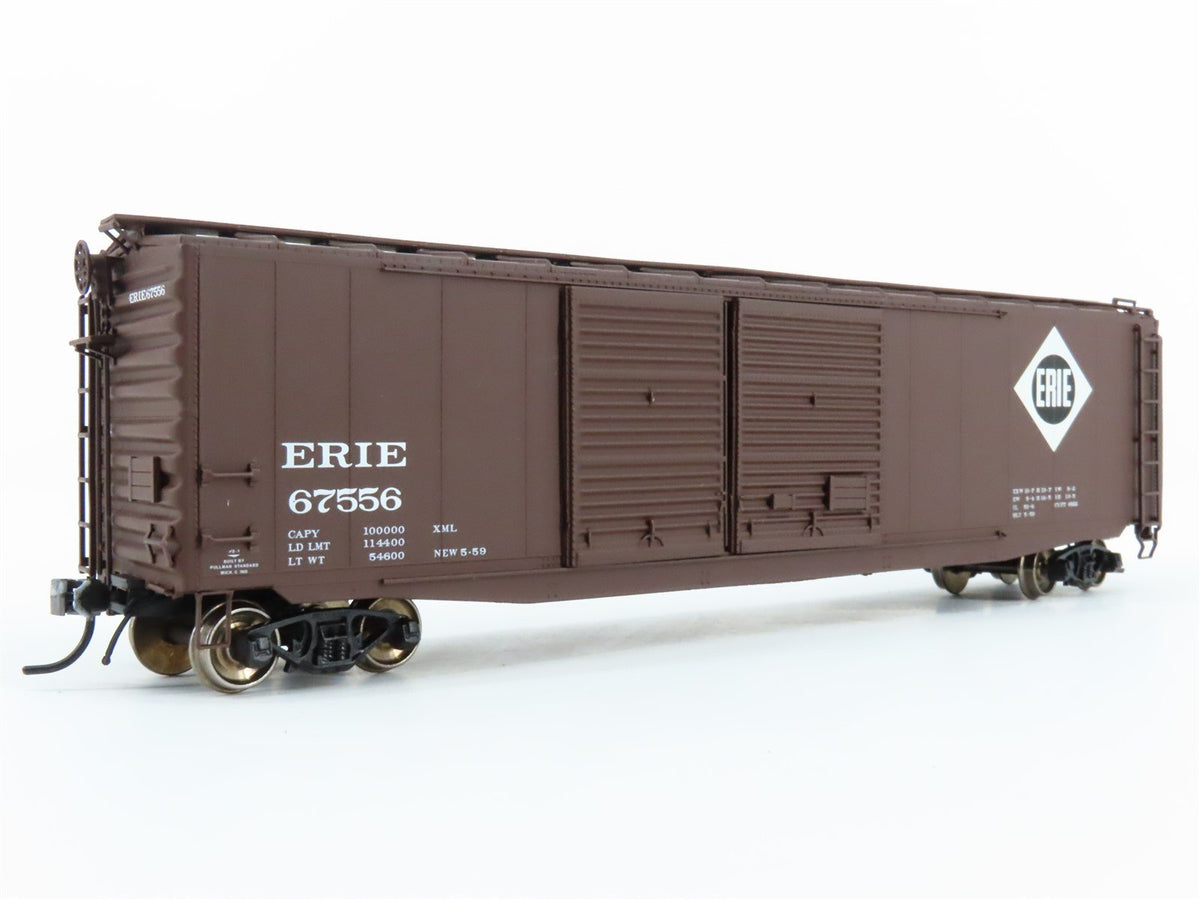 HO Scale Intermountain 45609-13 Erie Railway 50&#39; Double Door Boxcar #67556