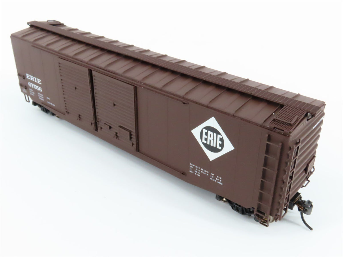 HO Scale Intermountain 45609-13 Erie Railway 50&#39; Double Door Boxcar #67556