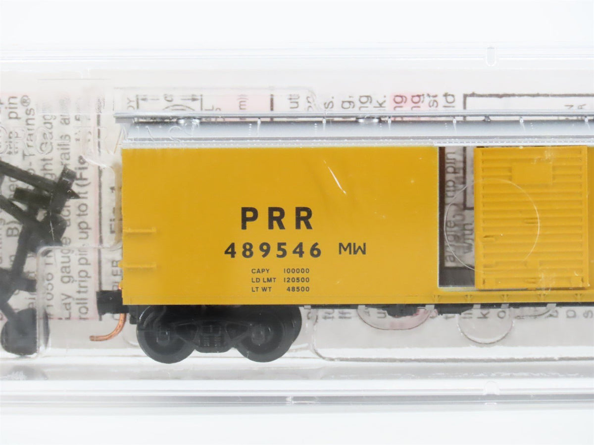 N Scale Micro-Trains MTL 120710 PRR Pennsylvania MW 40&#39; Steel Box Car #489546