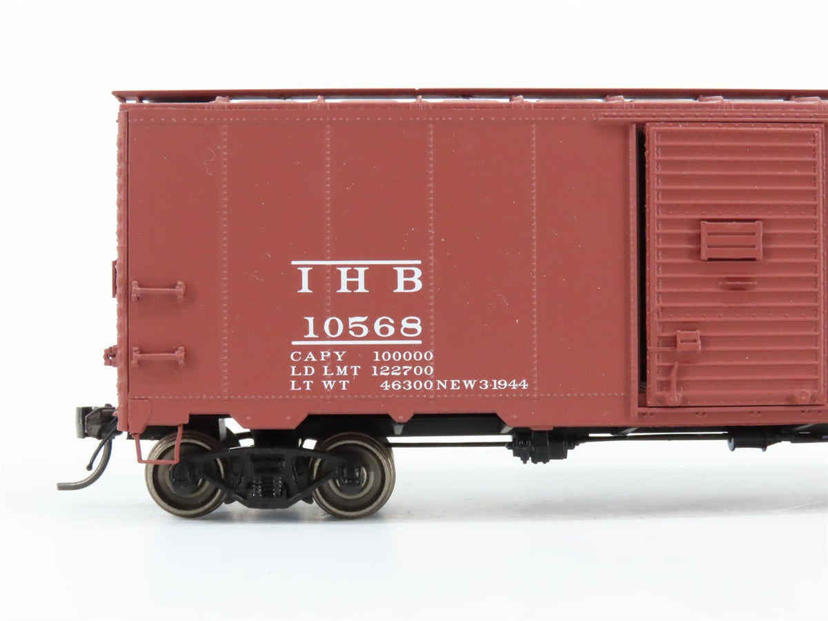 HO Scale Intermountain 45762-06 IHB Indiana Harbor Belt 1937 40&#39; Boxcar #10568