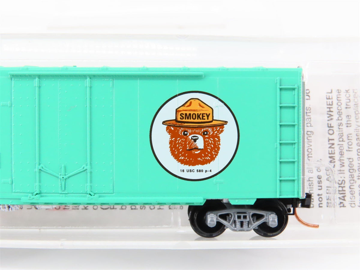 N Micro-Trains MTL 74050 FP Smokey Bear Fire Prevention MofW 40&#39; Box Car X12645