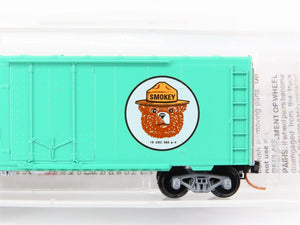 N Micro-Trains MTL 74050 FP Smokey Bear Fire Prevention MofW 40' Box Car X12645