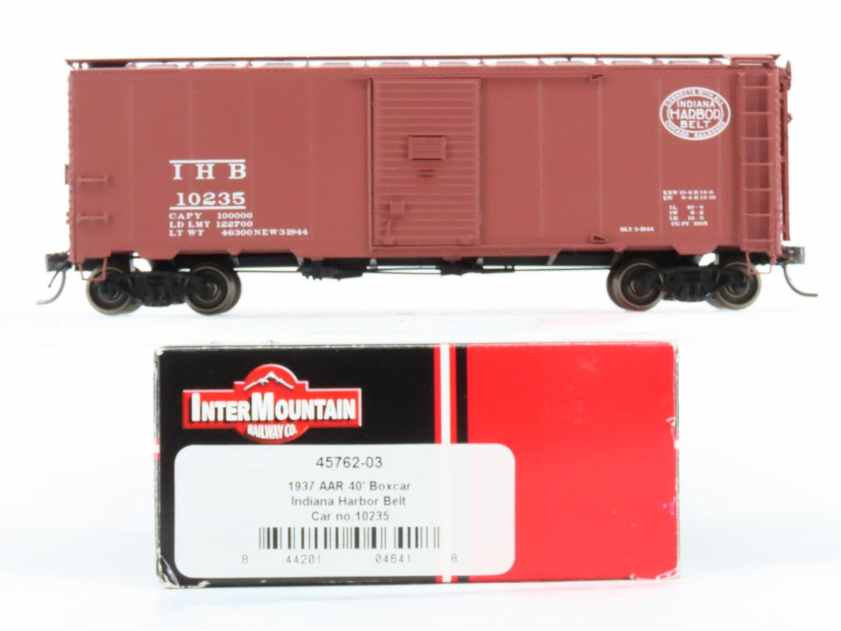 HO Scale Intermountain 45762-03 IHB Indiana Harbor Belt 1937 40&#39; Boxcar #10235