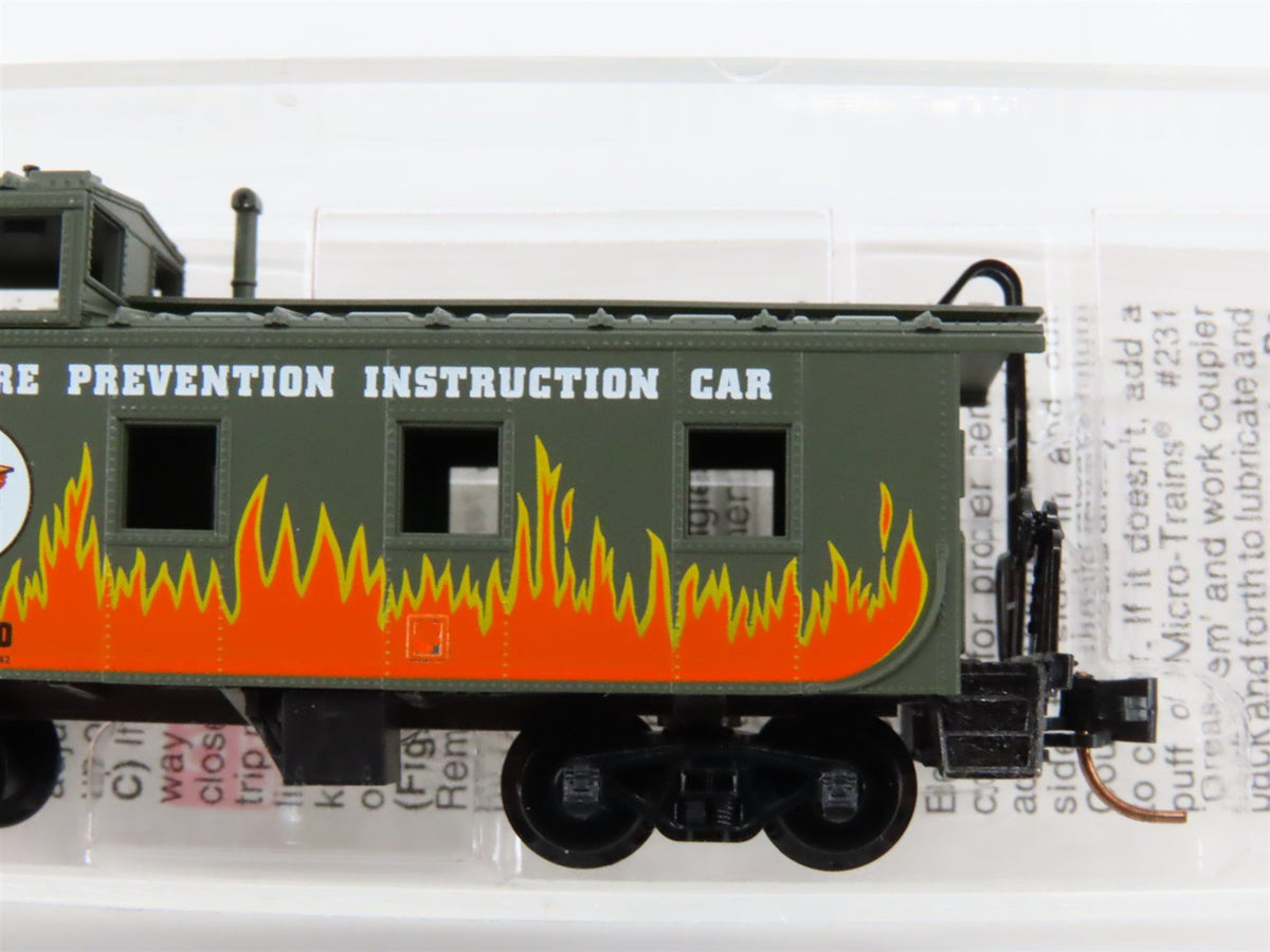 N Micro-Trains MTL 100100 SBX Smokey Bear Fire Prevention 36&#39; Caboose #X62000