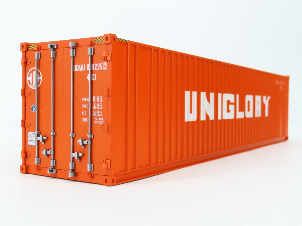 O Scale Atlas 4020-4 UGMU Uniglory 40&#39; Intermodal Container #898235