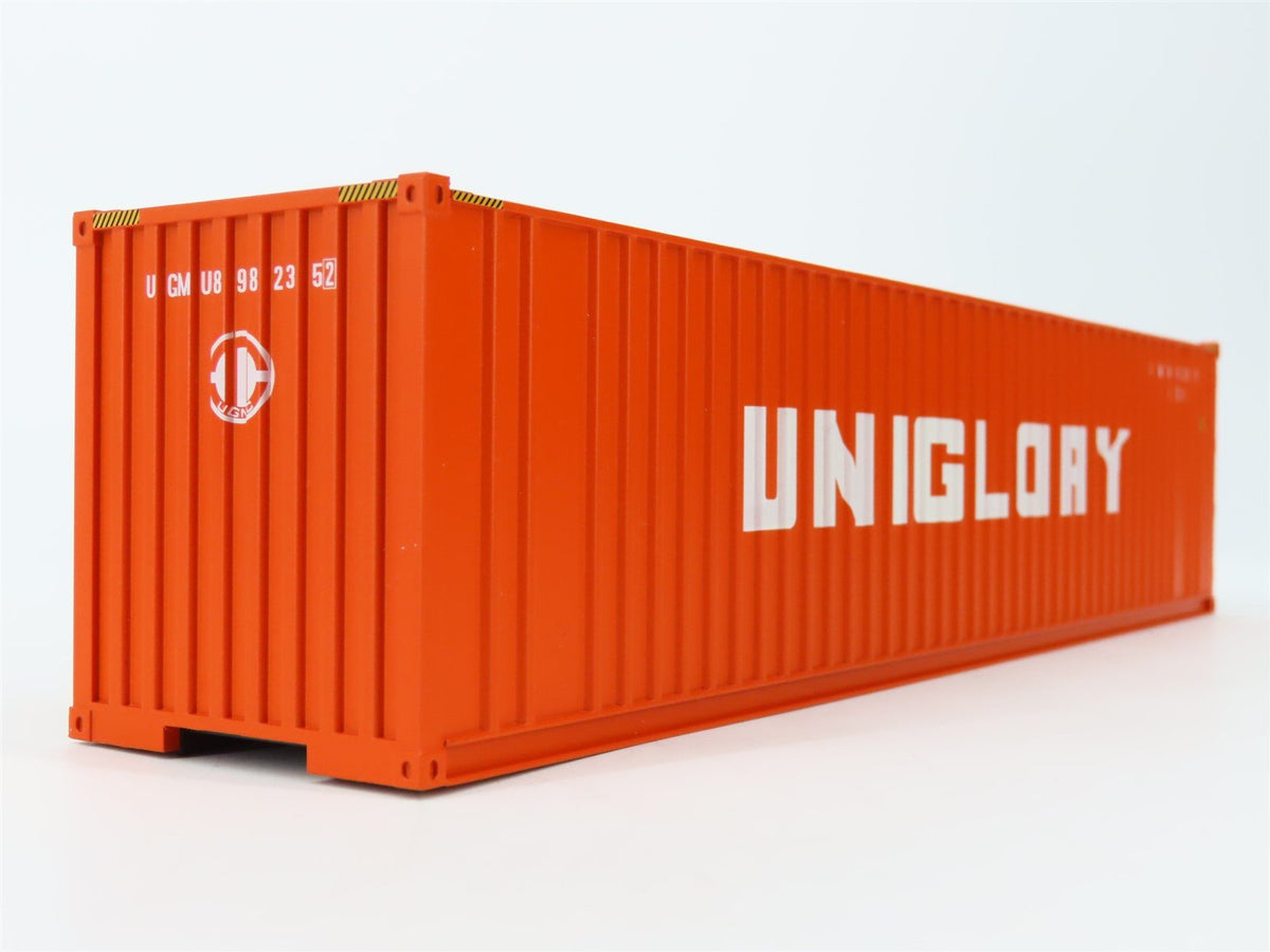 O Scale Atlas 4020-4 UGMU Uniglory 40&#39; Intermodal Container #898235