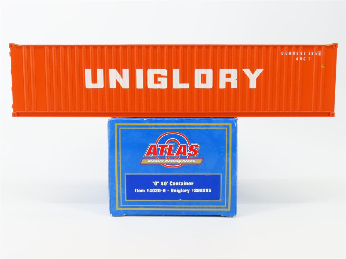 O Scale Atlas 4020-9 UGMU Uniglory 40&#39; Intermodal Container #898285