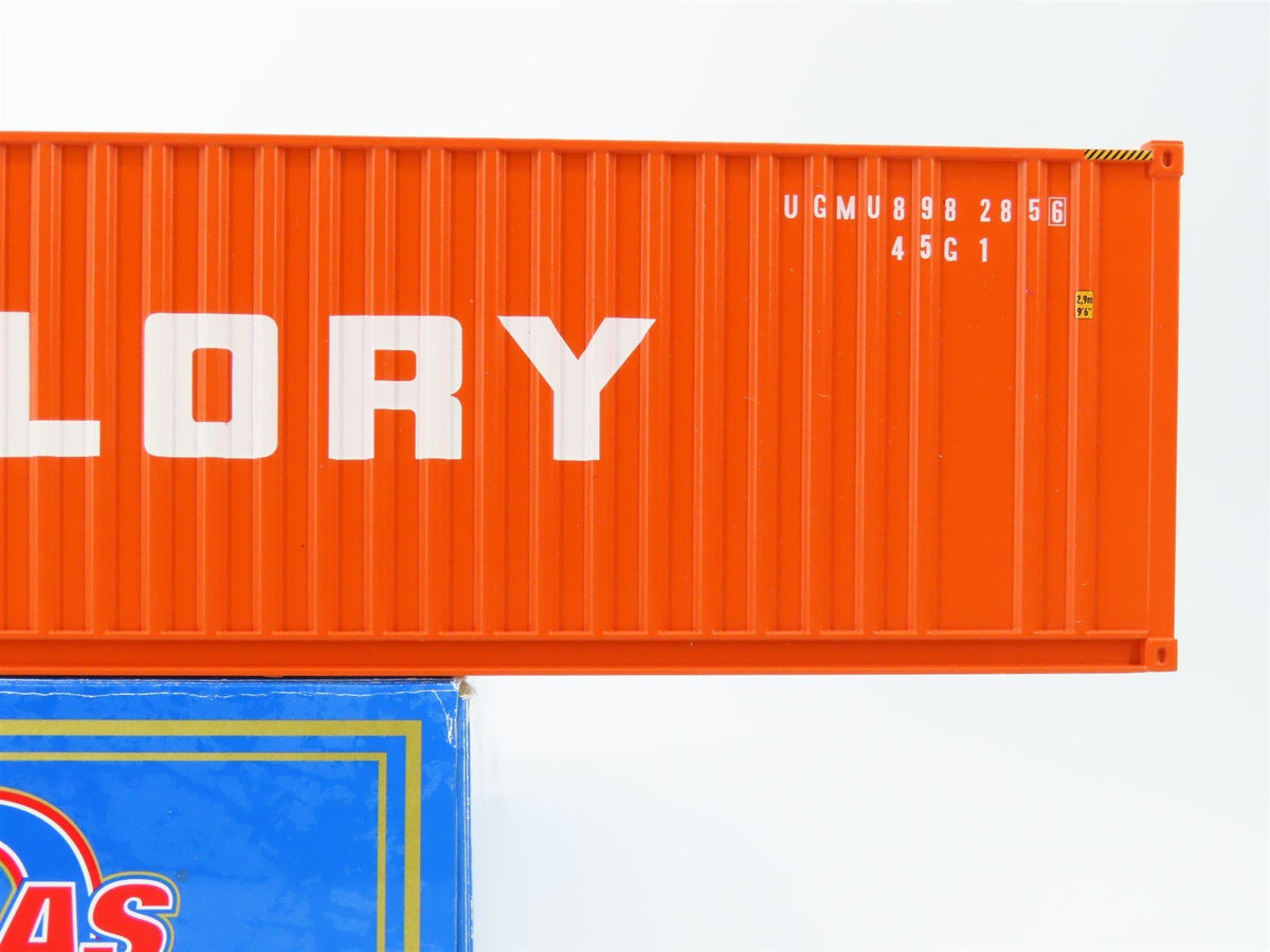 O Scale Atlas 4020-9 UGMU Uniglory 40&#39; Intermodal Container #898285