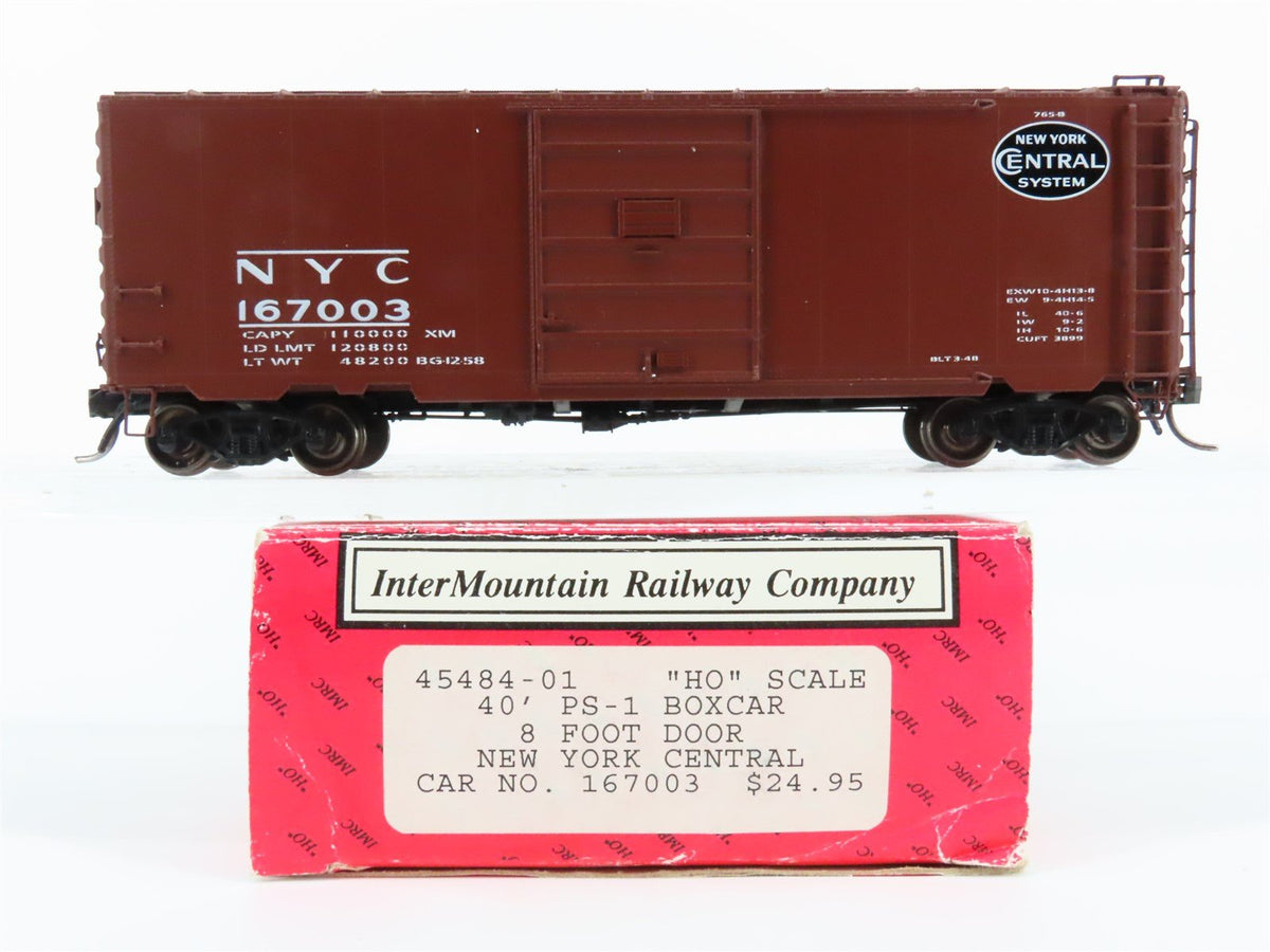 HO Scale Intermountain 45484-01 NYC New York Central 40&#39; PS-1 Boxcar #167337