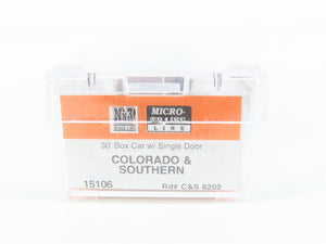 Nn3 Scale Micro-Trains MTL 15106 C&S Colorado & Southern 30' Box Car #8202